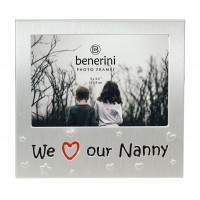 We Love Our Nanny Photo Frame - 5 x 3.5" (13 x 9 cm) 