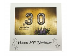 Happy 30th Birthday Photo Frame - 5 x 3.5" (13 x 9 cm) 